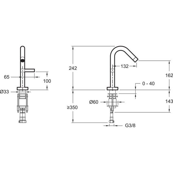 Смеситель для раковины Jacob Delafon Stillness E979-4-CP - фото 9