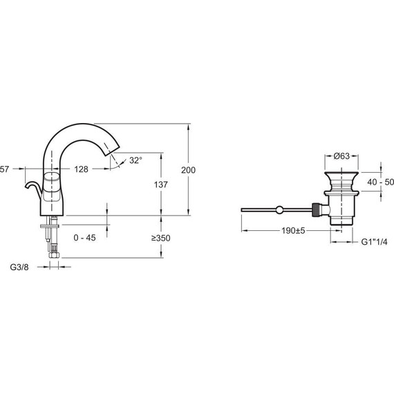 Смеситель для раковины Jacob Delafon Talan E10085RU-CP - фото 6
