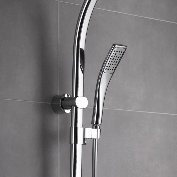 Душевая стойка с термостатом Jacob Delafon Talan E11717RU-CP - фото, картинка 9 Душевая стойка с термостатом Jacob Delafon Talan E11717RU-CP - фото 9