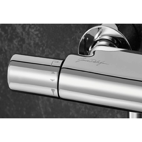Душевая стойка с термостатом Jacob Delafon Talan E20642-CP - фото, картинка 6 Душевая стойка с термостатом Jacob Delafon Talan E20642-CP - фото 6