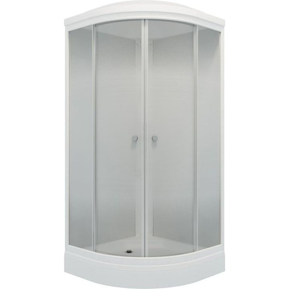 Душевая кабина Triton Лайт А ДН4 100х100 см, белый/матовое - фото 2