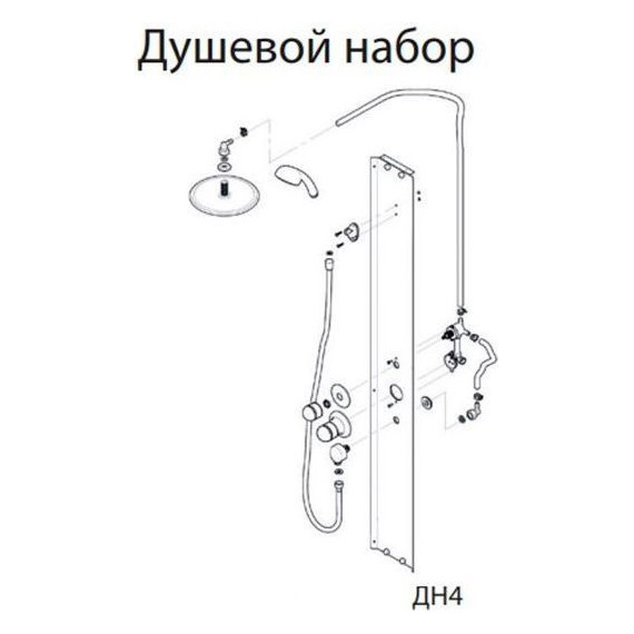 Душевая кабина Triton Лайт А ДН4 100х100 см, белый/матовое - фото 8