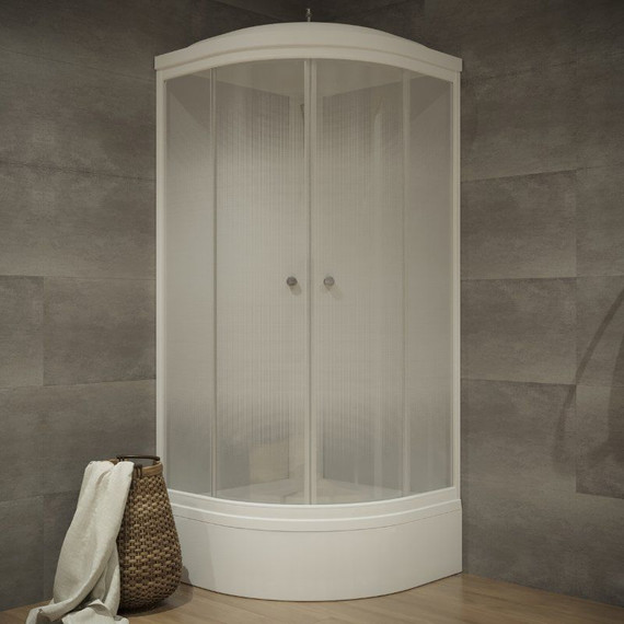 Душевая кабина Triton Лайт В ДН4 100х100 см, белый/матовое - фото, картинка 2 Душевая кабина Triton Лайт В ДН4 100х100 см, белый/матовое - фото 2