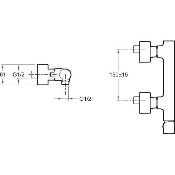 Смеситель для душа Jacob Delafon Toobi E8962-CP - фото 2