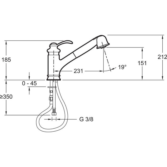 Смеситель для кухни Jacob Delafon Fairfax E76091-CP - фото 4