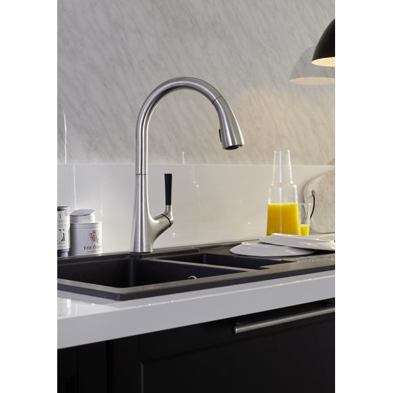 Смеситель для кухни Jacob Delafon Malleco E562-VS, матовая сталь - фото 2