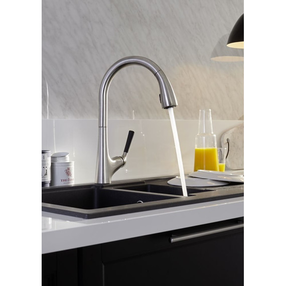 Смеситель для кухни Jacob Delafon Malleco E562-VS, матовая сталь - фото 3