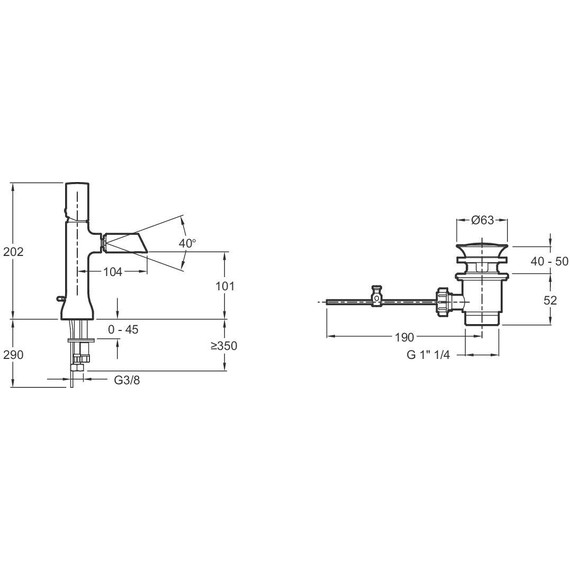 Смеситель для биде Jacob Delafon Toobi E8961-BN, полированный никель - фото 2