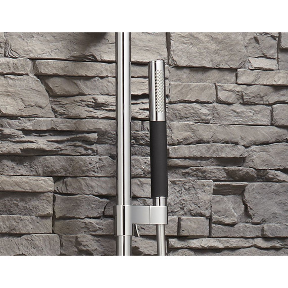 Ручной душ Jacob Delafon Shift Ellipse E10257-CP, хром/черный - фото, картинка 4 Ручной душ Jacob Delafon Shift Ellipse E10257-CP, хром/черный - фото 4