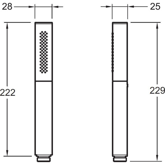 Ручной душ Jacob Delafon Shift Ellipse E10257-CP, хром/черный - фото, картинка 6 Ручной душ Jacob Delafon Shift Ellipse E10257-CP, хром/черный - фото 6