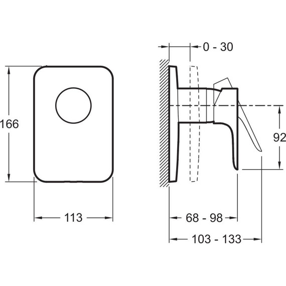 Смеситель для душа Jacob Delafon Aleo E98705-CP - фото 2