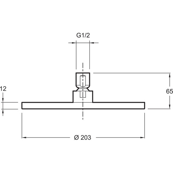 Верхний душ Jacob Delafon Eo E14536-CP - фото 3