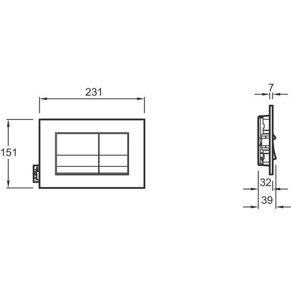 Кнопка смыва Jacob Delafon E20858-00, белый - фото, картинка 2 Кнопка смыва Jacob Delafon E20858-00, белый - фото 2