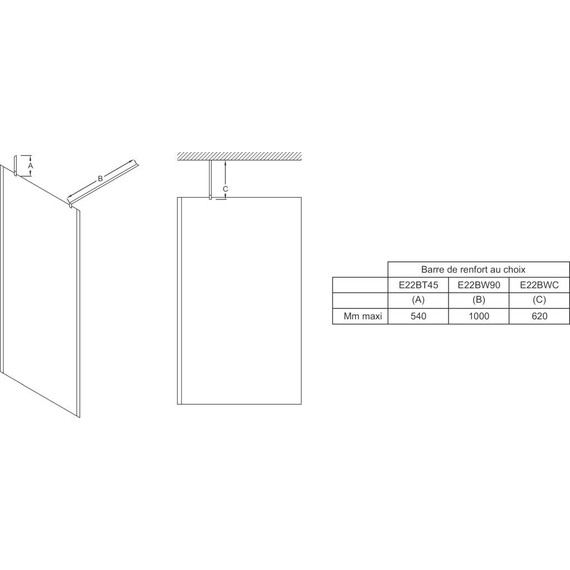 Вертикальный держатель Jacob Delafon Contra E22BWC-GA - фото 2