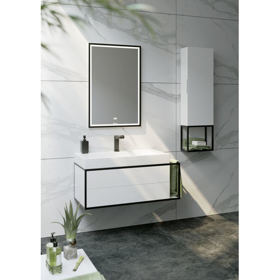 Тумба подвесная с раковиной Aqwella Clarberg Logic 100 см LOG0110L - фото 2