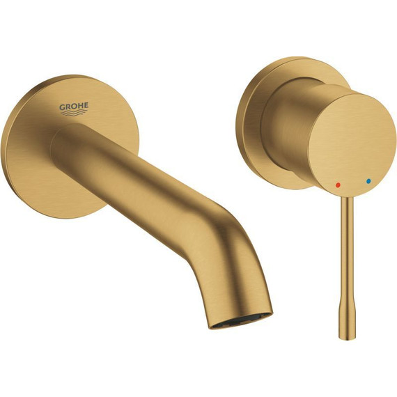 Смеситель для раковины настенный Grohe Essence New 183 мм 19408GN1, холодный рассвет матовый - фото 