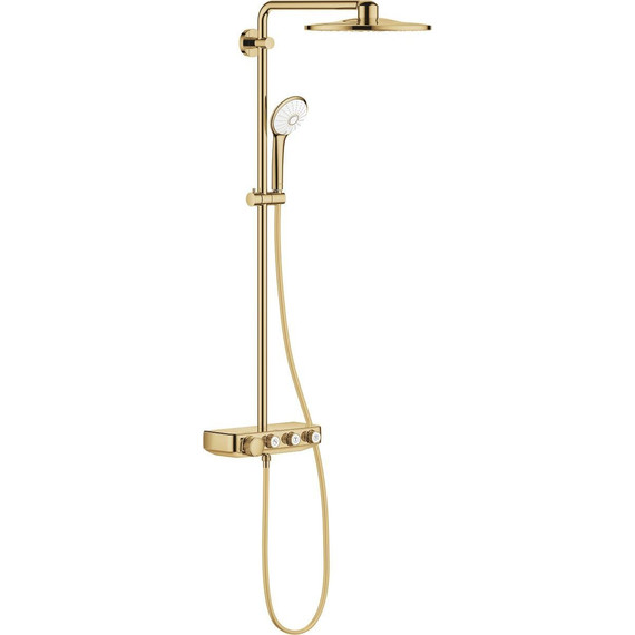 Душевая стойка с термостатом Grohe Euphoria SmartControl 310 DUO 26507GL0, холодный рассвет глянец - фото 