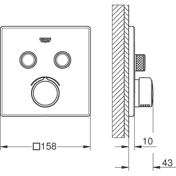 Смеситель для душа Grohe Grohtherm SmartControl 29148000 - фото 5