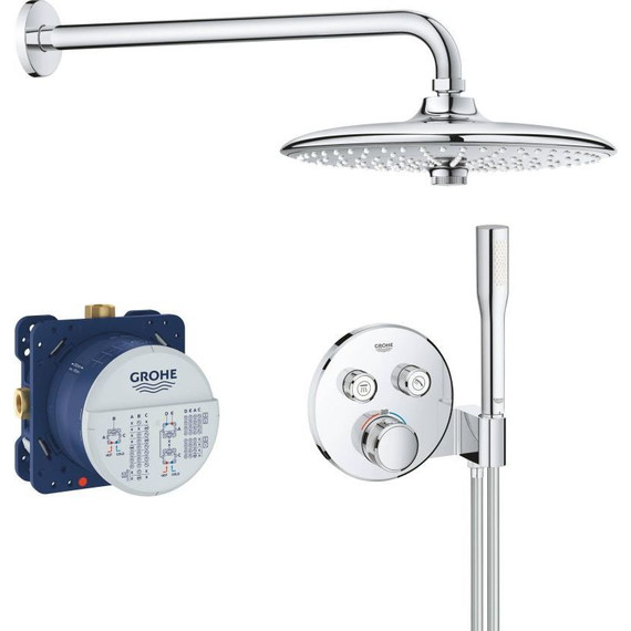 Душевая система для душа с термостатом Grohe Grohtherm SmartControl 34744000 - фото 