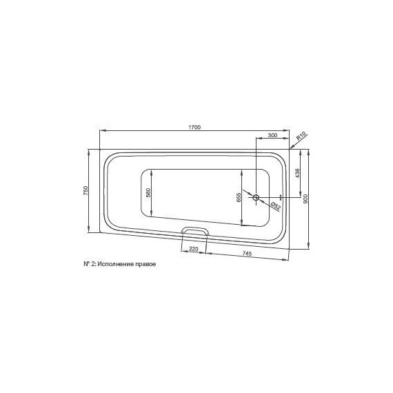 Ванна cтальная Bette Space M 170х90 см 1141-000 R - фото, картинка 5 Ванна cтальная Bette Space M 170х90 см 1141-000 R - фото 5