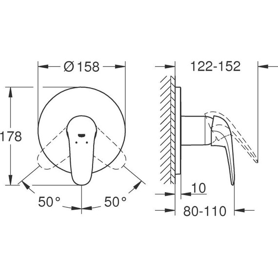 Смеситель для душа Grohe Eurostyle 24046003 - фото 2