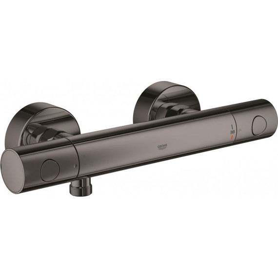 Смеситель для душа с термостатом Grohe Grohtherm 1000 Cosmopolitan 34065A02, темный графит глянец - фото 