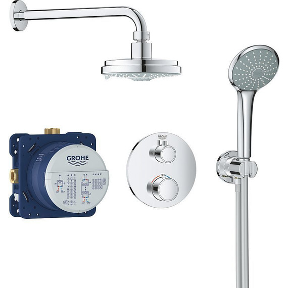 Душевая система для душа с термостатом Grohe Grohtherm 34735000 - фото 