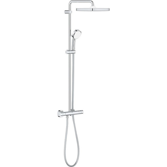 Душевая стойка с термостатом Grohe Tempesta Cosmopolitan System 250 Cube 26689000 - фото 