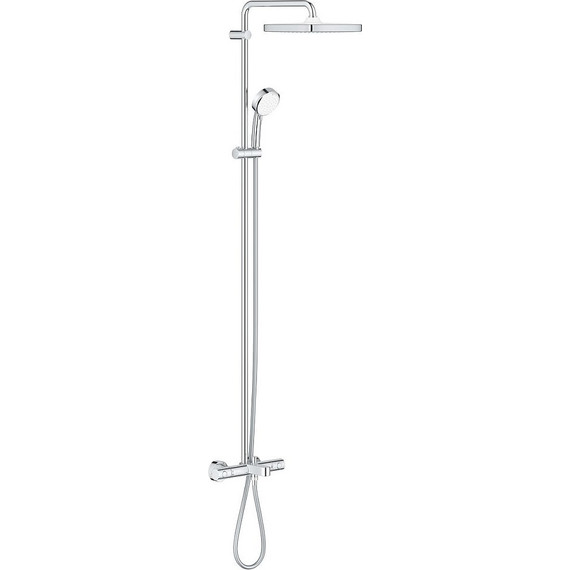 Душевая стойка с термостатом Grohe Tempesta Cosmopolitan System 250 Cube 26691000 - фото 