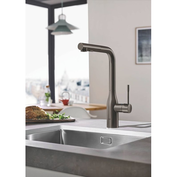 Смеситель для кухни Grohe Essence 30270AL0, тёмный графит матовый - фото 2