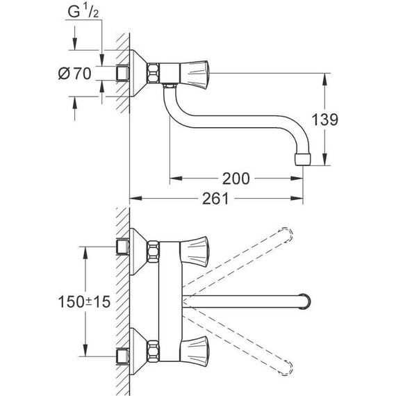Смеситель для кухни Grohe Costa 31187001 - фото 2
