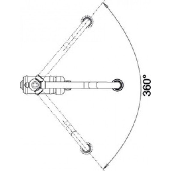 Смеситель для кухни Blanco Tradon 520787, латунь - фото 4