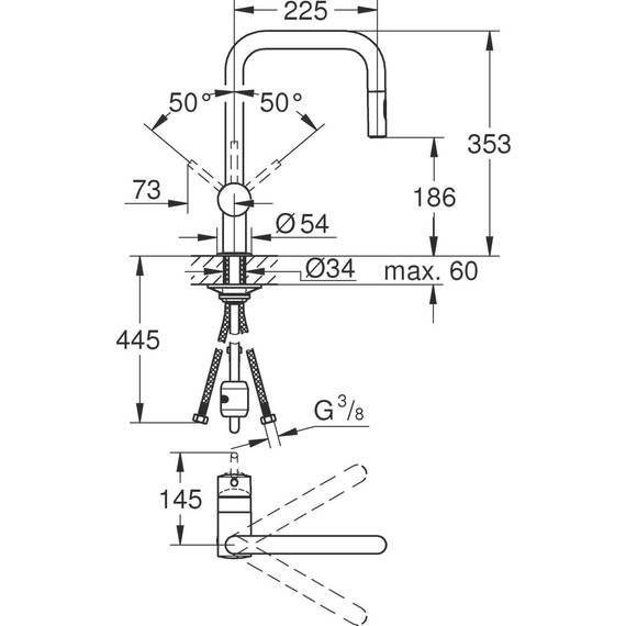 Смеситель для кухни Grohe Minta 32322002 - фото 4