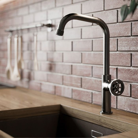 Смеситель для кухни Iddis Grange GRAGM00i05, графит - фото 2