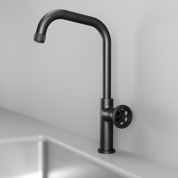 Смеситель для кухни Iddis Grange GRAGM00i05, графит - фото 3