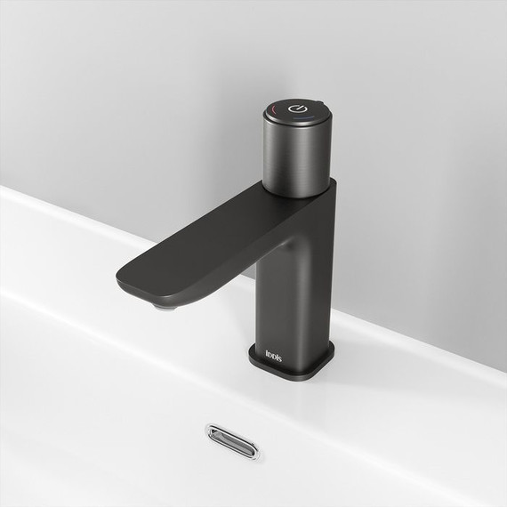 Смеситель для раковины Iddis Slide SLIGMBTi01, графит - фото 2