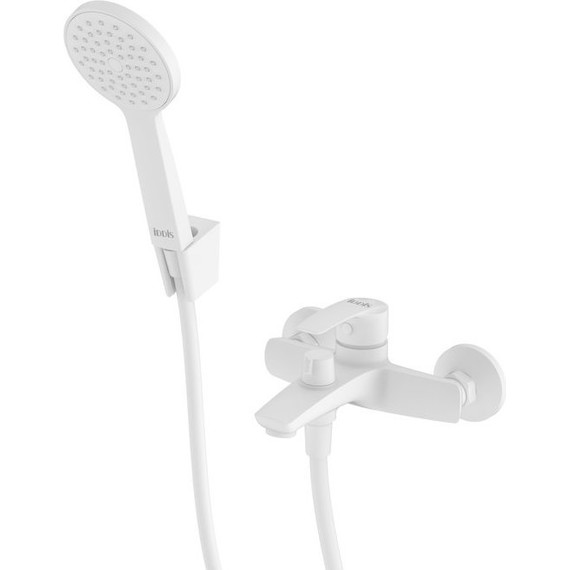 Смеситель для ванны Iddis Ray RAYWT02i02, белый матовый - фото 