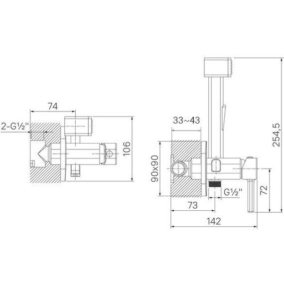 Набор для гигиенического душа Iddis Spring 004SBS0i08 - фото 4