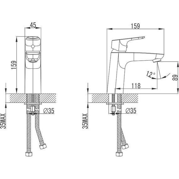 Смеситель для раковины Iddis Zodiac ZODSB00i01 - фото, картинка 10 Смеситель для раковины Iddis Zodiac ZODSB00i01 - фото 10