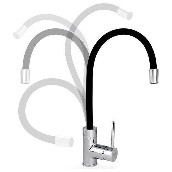 Смеситель для кухни Iddis Kitchen 360 K36SBJBi05, хром/черный - фото 4