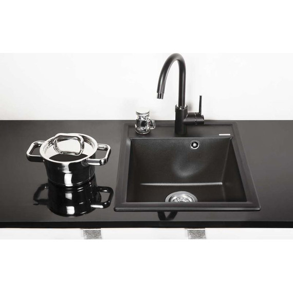 Кухонная мойка Omoikiri Daisen 42-BL 4993606, чёрный, Цвет производителя: чёрный - фото 2