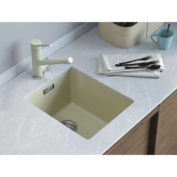 Кухонная мойка Omoikiri Kata 34-U-PA 4993379, пастила, Цвет производителя: пастила - фото 3