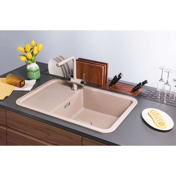 Кухонная мойка Omoikiri Tasogare 78-SA 4993751, бежевый, Цвет производителя: бежевый - фото 3