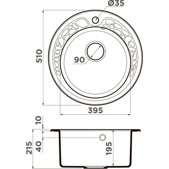 Кухонная мойка Omoikiri Tovada 51 SA 4993412, бежевый, Цвет производителя: бежевый - фото 4