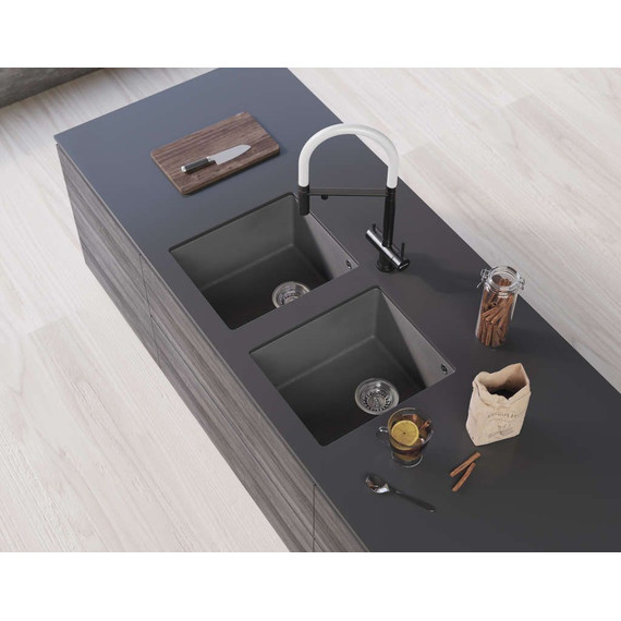 Кухонная мойка Omoikiri Bosen 38-U-PL 4993230, платина, Цвет производителя: платина - фото 3