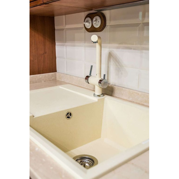 Кухонная мойка Omoikiri Sakaime 78-BE 4993112, ваниль, Цвет производителя: ваниль - фото 2