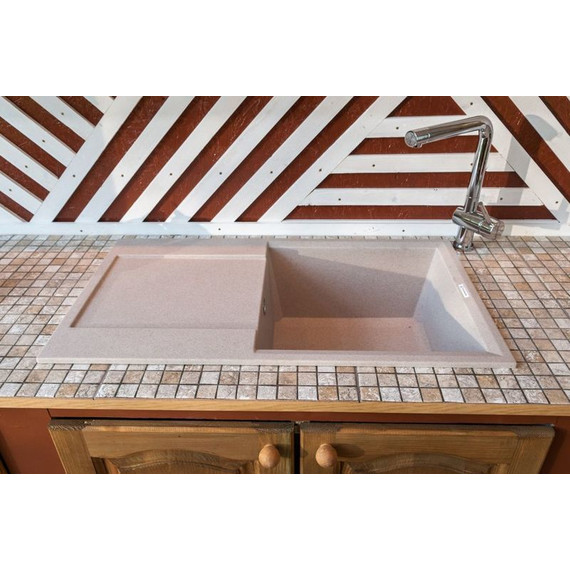 Кухонная мойка Omoikiri Sakaime 78-SA 4993113, бежевый, Цвет производителя: бежевый - фото 2