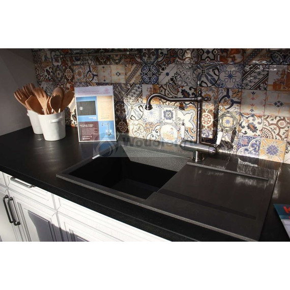 Кухонная мойка Omoikiri Sakaime 78-BL 4993111, чёрный, Цвет производителя: чёрный - фото 2