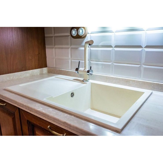 Кухонная мойка Omoikiri Sakaime 79-BE 4993277, ваниль, Цвет производителя: ваниль - фото 2