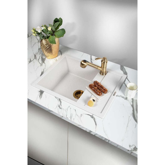 Кухонная мойка Omoikiri Sumi 65-WH 4993673, белый - фото 2